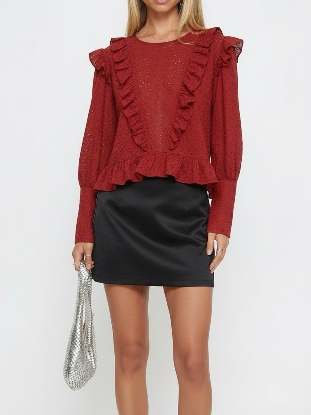 NWT, Robert Rodriguez Charlotte Eyelet Lace Top - Picture 1 of 4